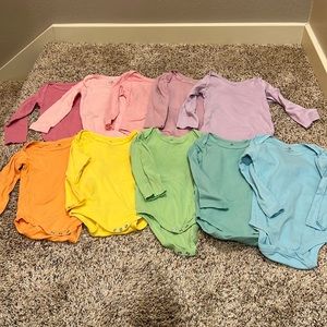 18 month onesies. Organic cotton.